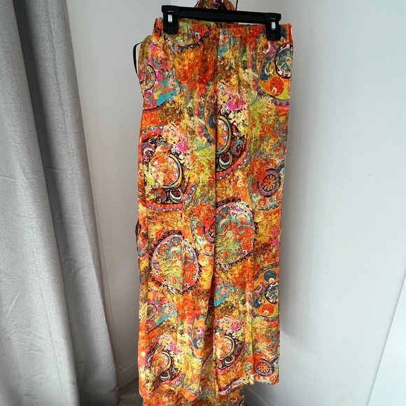 VTG 70s Liberty House by Sydney (Hawaii) Split Shirt/Dress with Long Pants Sz 6 - Picture 5 of 10